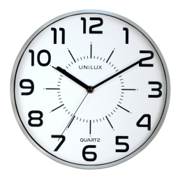 Horloge murale Unilux Pop Ø30cm gris