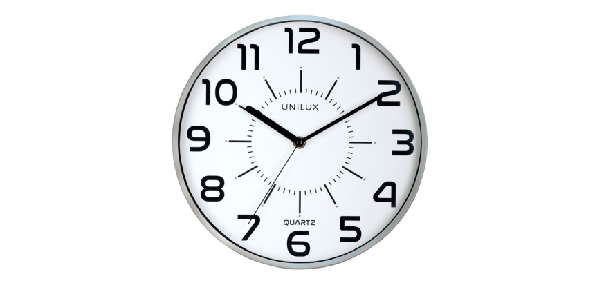 Horloge murale Unilux Pop Ø30cm gris