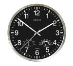 Horloge murale Unilux Wetty Ø30cm gris