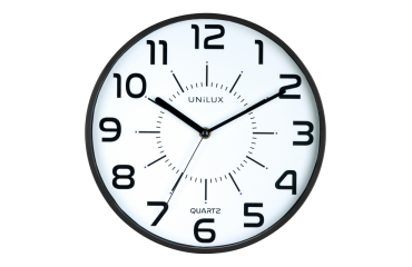 EN_UNILUX POP HORLOGE NOIR