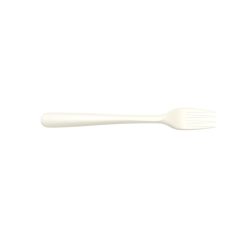 Fourchette IEZZY réutilisable CPLA 190mm blanc 50 pièces