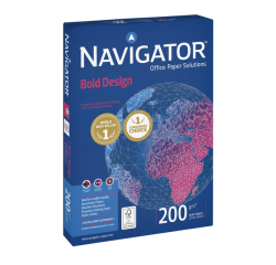 Papier copieur Navigator Bold Design A4 200g blanc 150 feuilles