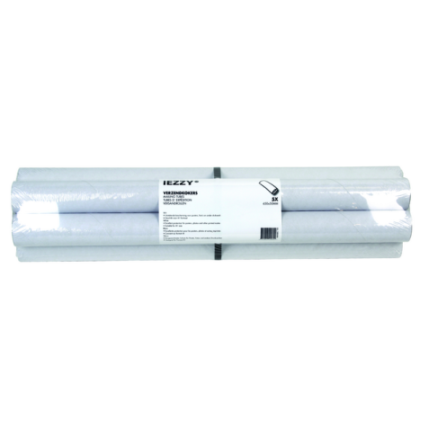 Tube d'expédition IEZZY A1 650x50mm blanc inclus embouts 5 pièces