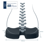 Coussin de siège Leitz Ergo Cosy gris