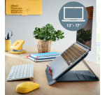 Support ordinateur portable Leitz Ergo Cosy réglable recyclé gris