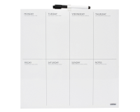 Planning hebdomadaire Desq 35x35cm magnétique