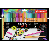 Arty Creative STABILO 8868/36 Sortiment Etui 36 Stück