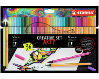 Arty Creative STABILO 8868/36 assorti étui 36 pièces