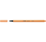 Fineliner STABILO point 88/25 fijn pastel oranje