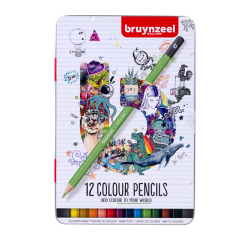 Kleurpotlood Bruynzeel set à 12 stuks assorti