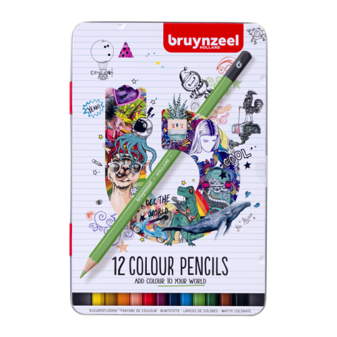 Crayon de couleur  Bruynzeel boîte 12 pièces