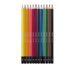 Crayon de couleur Bruynzeel boîte métal 12 pièces
