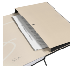 Notitieboek Oxford Signature A5 lijn 160vel zwart