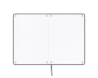 Carnet broché Oxford Signature 14,8 x 21 cm ligné 6 mm 160 pages