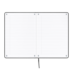 Carnet broché Oxford Signature 14,8 x 21 cm ligné 6 mm 160 pages