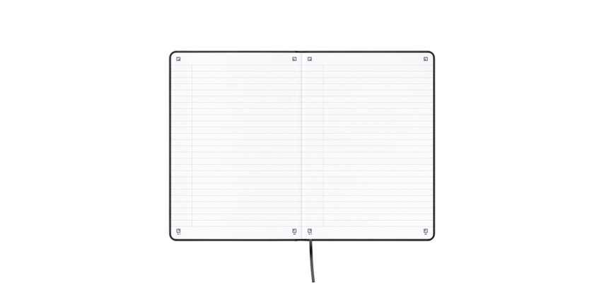 Notebook Oxford Signature  14.8 x 21 cm ruled 6 mm 160 pages