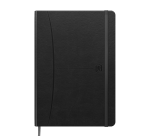 Notitieboek Oxford Signature A5 lijn 160vel zwart
