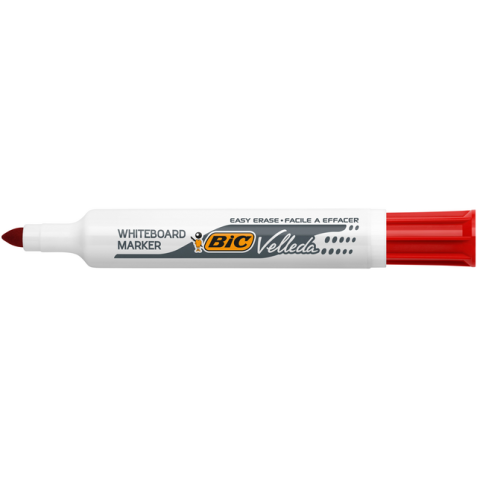 Whiteboardmarker Bic Velleda 1711 rond large rood