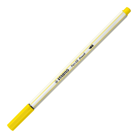 Feutre pinceau STABILO Pen 568/24 jaune citron