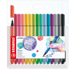 Viltstift STABILO pointMax 488/15 medium assorti etui à 15 stuks