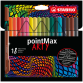 Viltstift STABILO pointMax 488/18 Arty medium assorti etui à 18 stuks