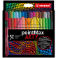 Feutre STABILO pointMax 488/32 Arty Medium assorti étui 32 pièces