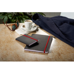 Notitieboek Oxford Black n' Red A5 business journal 72vel lijn