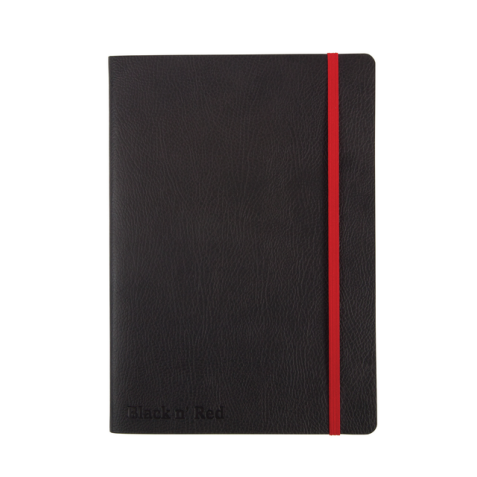 Carnet de notes Oxford Black n' Red A5 Business Journal 72 feuilles ligné