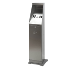 Ashtray on column Vepa Bins stainless steel 31025411