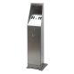Asbak staand Vepa Bins zuil vrijstaand RVS 31025411