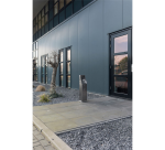 Ashtray on column Vepa Bins stainless steel 31025411