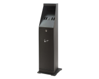 Cendrier sur colonne Vepa Bins noir 31043774