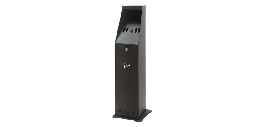 Cendrier sur colonne Vepa Bins noir 31043774