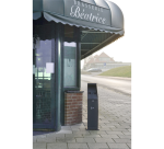 Asbak staand Vepa Bins zuil vrijstaand zwart 31043774