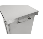 Poubelle à pédale Vepa Bins Industriel 45L inox mat