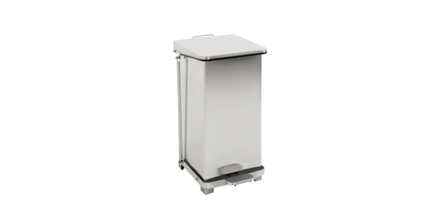Poubelle à pédale Vepa Bins Industriel 45L inox mat