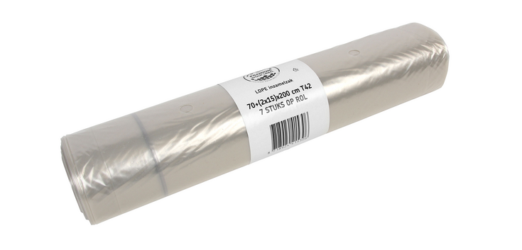 Cleaninq Müllbeutel 400L perforiert und mit Verschlussband Rolle mit 84 Stück