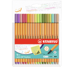 STABILO point 88/18 Fineliner Wallet 18 assorted pieces