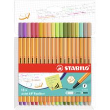 Fineliner STABILO point 88 set 16 couleurs