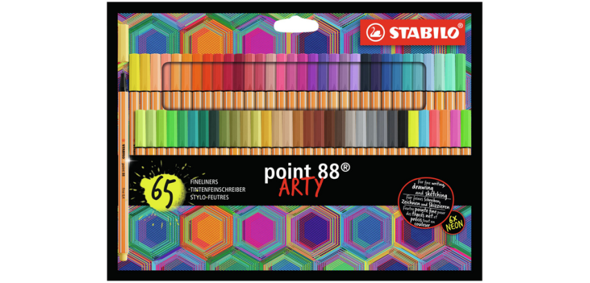 Fineliner STABILO point 88/65 Arty Fin set 65 pièces