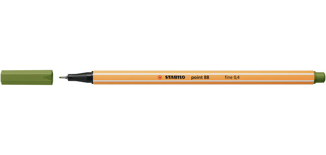 Fineliner STABILO point 88/35 fijn mosgroen