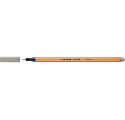 Fineliner STABILO point 88/93 fijn warm grijs