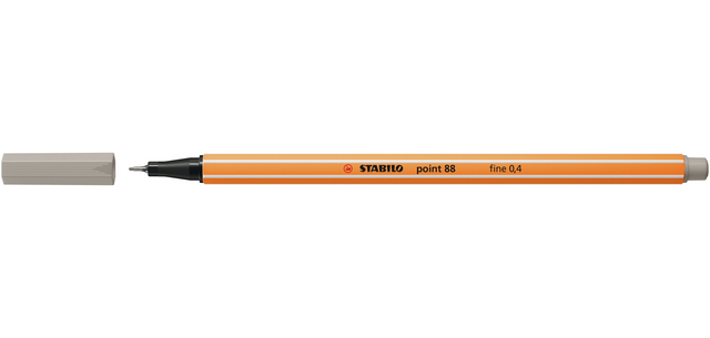 Fineliner STABILO point 88/93 Fin Perlgrau