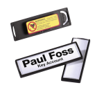 Durable Badge Clip Magnet Card 17x67mm 25 pieces