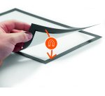 Cadre d'affichage Duraframe Durable 488201 A4 noir 10 pièces