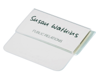 Badge Durable avec languette 40x75mm 25 pièces