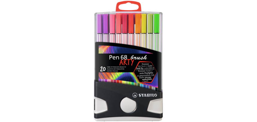 STABILO Brush Pen 568/20 Arty sortiert Etui 20 Stück