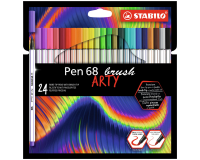 Feutre pinceau Pen 568/24 Arty assorti étui 24 pièces