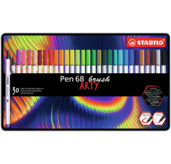 Feutre pinceau STABILO Pen 568 Arty boîte 30 couleurs