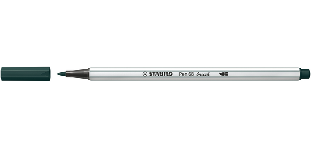 Feutre pinceau STABILO Pen 568/63 vert sapin